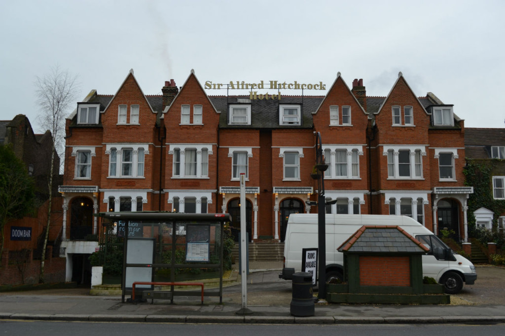 the Hitchcock hotel exterior in Leyton