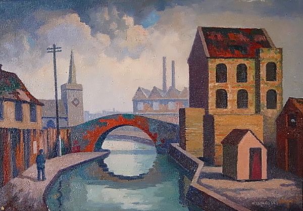 Canal Mile End by Walter Steggles. 