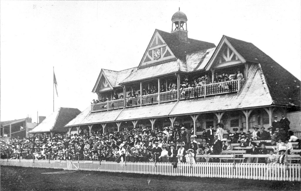 the historic Leyton Cricket Pavillion 